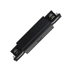 UBX-A12 BLACK 1 POLYBAG Соединитель для шинопроводов прямой внешний, Трехфазный, Цвет черный, Упаковка полиэтиленовый пакет.