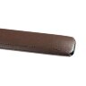 TLD-542 Brown-LED-300Lm-5000K-Dimmer Светильник настольный c часами, календарем, термометром, 5W, Сенсорный выключатель, Коричневый стилизован под кожу. - фото 5