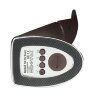 TLD-542 Brown-LED-300Lm-5000K-Dimmer Светильник настольный c часами, календарем, термометром, 5W, Сенсорный выключатель, Коричневый стилизован под кожу. - фото 8
