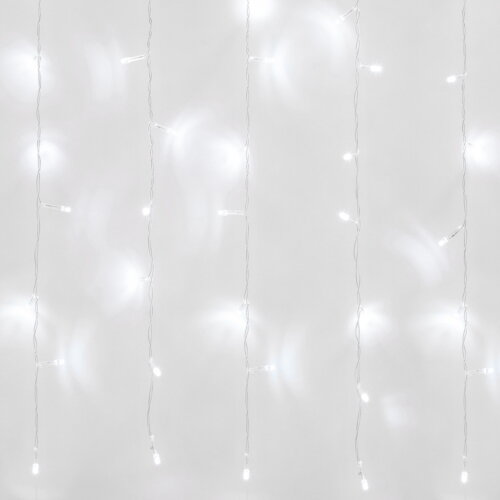 ULD-C3020-160-DTA WHITE IP20 Занавес светодиодный, 3х2м, 160 светодиодов, Белый свет, Провод прозрачный, TM Uniel - фото 2