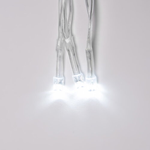 ULD-C3020-160-DTA WHITE IP20 Занавес светодиодный, 3х2м, 160 светодиодов, Белый свет, Провод прозрачный, TM Uniel - фото 3