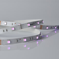 ULS-M22-5050-30LED-m-10mm-IP20-DC12V-7.2W-m-5M-RGB PROFI Гибкая светодиодная лента на самоклеящейся основе, Катушка 5м, в герметичной упаковке, RGB, ТМ Uniel.
