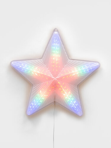 ULD-H4748-045-DTA MULTI IP20 STAR Фигура светодиодная Звезда, 47х48 см, Подвесная, 45 светодиодов, Красный, зеленый, синий свет, Провод прозрачный. - фото 3