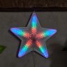 ULD-H4748-045-DTA MULTI IP20 STAR Фигура светодиодная Звезда, 47х48 см, Подвесная, 45 светодиодов, Красный, зеленый, синий свет, Провод прозрачный. - фото 7