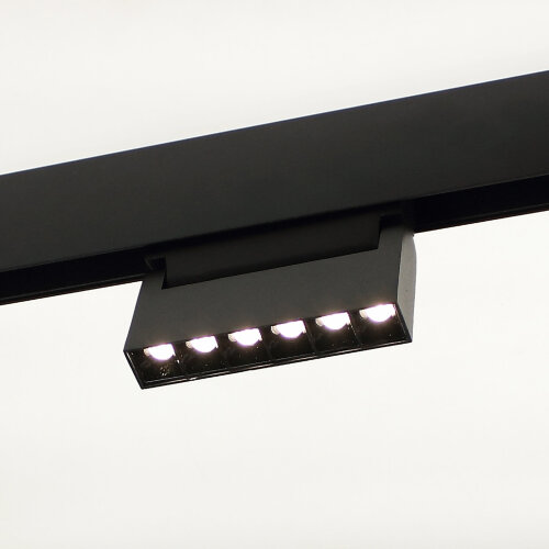 Светодиодный светильник трековый магнитный 20мм JH-ZD06C MX47 (6W, 48V, day white) - фото III
