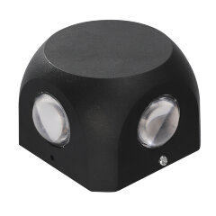 ULU-P30D-4W-4000K IP65 BLACK Светильник светодиодный уличный, Архитектурный накладной, Белый свет 4000K, Корпус черный, TM Uniel