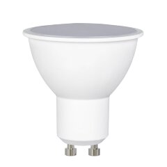 LED-JCDR-10W-6500K-GU10-NR Лампа светодиодная, Форма JCDR, матовая, Серия Norma, Дневной белый свет 6500K, Картон, ТМ Volpe