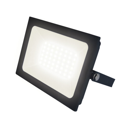 ULF-F21-50W-3000K IP65 200-250В BLACK Прожектор светодиодный, Теплый белый свет 3000К, Корпус черный, TM Uniel - фото 1