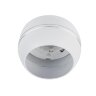 DLC-S614 GX53 WHITE-SILVER Светильник декоративный встраиваемый-накладной, серия Sotto, Без лампы, цоколь GX53, Металл, Белый-Серебро, TM Fametto - фото 2