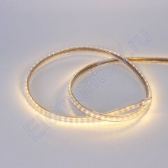 Светодиодная лента 220V 3014 120led warm white IP68 314B