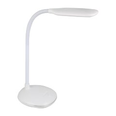 TLD-561 White-LED-450Lm-4500K Светильник настольный, 7W, Механический выключатель, Белый, ТМ Uniel