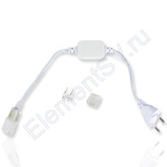 Сетевой шнур для одноцветной ленты 2835, 5050 220V 220C