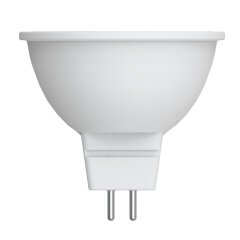 LED-JCDR-9W-6500K-GU5.3-38D-NR Лампа светодиодная, Форма JCDR, матовая, Серия Norma, Дневной свет 6500K, Угол свечения 38, Картон, ТМ Volpe