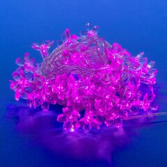 ULD-S0700-050-DTA PINK IP20 PINK SAKURA Гирлянда светодиодная с контроллером Сакура розовая, 50 светодиодов, 7 м, розовая.IP20.провод прозрачный