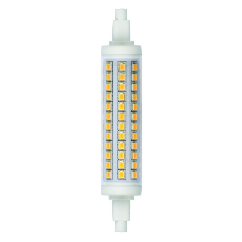 LED-J118-12W-WW-R7s-CL PLZ06WH Лампа светодиодная, Прозрачная, Теплый белый свет. - фото 1