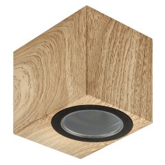 UUL-P41A 6W-GU10 IP65 PINE Светильник уличный, под лампу GU10, Архитектурный накладной, Цвет корпуса сосна, TM Uniel