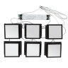 ULP-1010 42W-4000К IP40 GRILYATO OPAL BLACK KIT06 Светильники светодиодные потолочные встраиваемые, комплект из 6 штук, Белый свет 4000K, 4728Лм, Для ячеек 100x100мм, Корпус черный, В комплекте с и-п, ТМ Uniel - фото 1