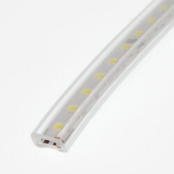 Светодиодная лента, 220V, 2835 120 led, warm white, 120B, IP68