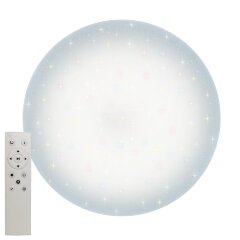 ULI-D214 96W-SW-50 SATURN-2 Cветильник светодиодный накладной, Диммируемый, Пульт ДУ в-к, Теплый свет3000К-Белый свет4000К-Дневной свет6500К, 7300Лм, TM Uniel