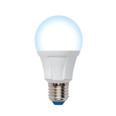 LED-A60 12W-6500K-E27-FR-DIM PLP01WH Лампа светодиодная, диммируемая, Форма А, матовая, Серия Яркая, Дневной свет 6500K.