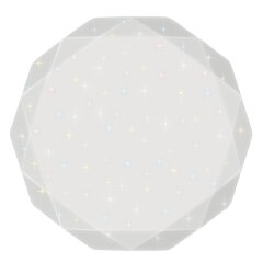 ULI-D226 72W-SW-50 DIAMOND-2 Cветильник светодиодный накладной, Диммируемый, Пульт ДУ в-к, Теплый свет3000К-Белый свет4000К-Дневной свет6500К, 5500Лм, TM Uniel