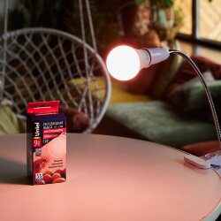 LED-A60-9W-SCEP-E27-FR-DIM IP65 PLO65WH Лампа светодиодная диммируемая для птиц, Спектр для яйценоскости.
