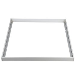 UFL-P60A 6060-H43 WHITE Рамка для накладного и подвесного монтажа универсальных панелей Premium+, 600х600х43мм, Цвет белый, ТМ Uniel