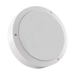 ULW-K13A 10W-5000K IP54 WHITE Светильник светодиодный влагозащищенный, Круг, Белый свет 5000K, 1200Лм, Корпус белый, ТМ Uniel.
