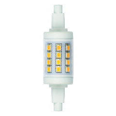 LED-J78-6W-WW-R7s-CL PLZ06WH Лампа светодиодная, Прозрачная, Теплый белый свет.