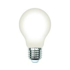 LED-A60-6W-3000K-E27-FR-SLF Лампа светодиодная, Форма A, матовая, Теплый белый свет 3000K, ТМ Volpe
