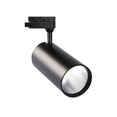 ULB-Q276 32W-3000К BLACK Светильник-прожектор светодиодный трековый, 3000 Лм, Теплый белый свет 3000К, Корпус черный, ТМ Volpe.