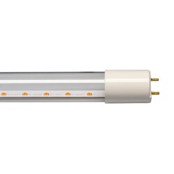 LED-T8-18W-SPSB-G13-CL PLP30WH Лампа светодиодная для растений, Форма T8, прозрачная, Спектр для рассады и цветения, ТМ Uniel.