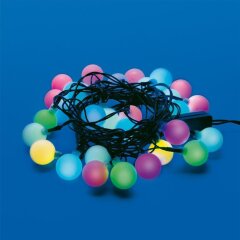 ULD-S0500-030-DGA RGB IP20 RAINBOW-1 Гирлянда светодиодная Радуга-1, 5м, 30 светодиодов, RGB свет, Провод зеленый, ТМ Uniel