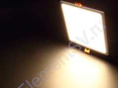 Светодиодный светильник MBD-101 MB22 (22W, square, warm white)