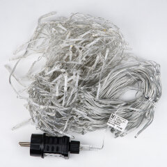 ULD-B12006-195-TTK WARM WHITE IP44 Бахрома светодиодная с эффектом мерцания, 12м, Соединяемая, 195 светодиодов, Теплый белый свет, Провод прозрачный, ТМ Uniel