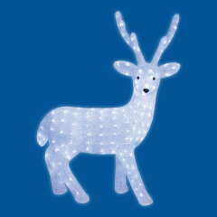 ULD-M6393-200-STA WHITE IP20 DEER-1 Фигура светодиодная Олень-1, 200 светодиодов, размер 63x36x93 см, цвет свечения-белый, IP20.