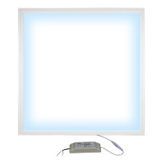 ULP-6060-36W-6500K EFFECTIVE WHITE Светильник светодиодный потолочный встраиваемый, Дневной свет 6500K, Корпус белый, В комплекте с и-п, ТМ Uniel.
