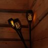 USL-S-184-PM495 SMALL TORCH-1 Садовый светильник на солнечной батарее Маленький факел-1, 12 светодиодов, Эффект пламени, 1x2-3ААА Ni-Mh аккумулятор в-к, IP44. - фото 6
