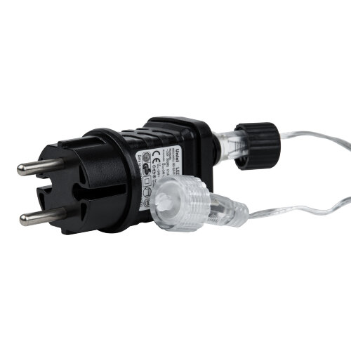 ULD-B12006-195-TTK AMBER IP44 Бахрома светодиодная с эффектом мерцания, 12м, Соединяемая, 195 светодиодов, Янтарный свет, Провод прозрачный, ТМ Uniel - фото 8