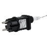 ULD-B12006-195-TTK AMBER IP44 Бахрома светодиодная с эффектом мерцания, 12м, Соединяемая, 195 светодиодов, Янтарный свет, Провод прозрачный, ТМ Uniel - фото 10