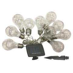 USL-S-126-PT4000 BULBS Садовая гирлянда на солнечной батарее Лампочки, 40 светодиодов, Разноцветный свет, 1xАA Ni-Mh аккумулятор в-к, IP44, TM Uniel