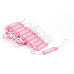 Светодиодный модуль 5730-6 MOD84 (12V, 1.5W, pink, IP44)