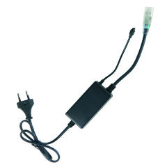 ULC-N20-RGB BLACK Контроллер с пультом ДУ для управления светодиодными многоцветными RGB лентами ULS-5050 сетевого напряжения 220В.