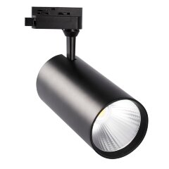 ULB-Q276 32W-4000К BLACK Светильник-прожектор светодиодный трековый, 3000 Лм, Белый свет 4000К, Корпус черный, ТМ Volpe.