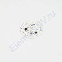 Светодиодная матрица 2835, 12 led, 220V, 5W, Ф50mm, D161, white