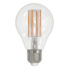 LED-A70-15W-3000K-E27-CL PLS02WH Лампа светодиодная, Форма A, прозрачная, Серия Sky, Теплый белый свет 3000K.