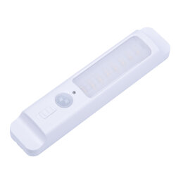 ULM-F47-0.9W-4500K-3AA SENSOR IP20 WHITE Светильник светодиодный для мебели с датчиком движения, Питание 3АА не в-к, 200x42x36.5мм, 150Lm, ТМ Uniel