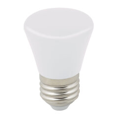 LED-D45-1W-6000K-E27-FR-С BELL Лампа декоративная светодиодная, Форма Колокольчик, матовая, Дневной свет 6000K, Картон, ТМ Volpe.