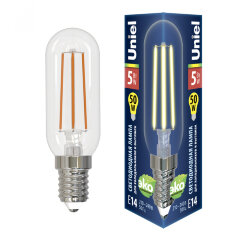 LED-Y25-5W-3000K-E14-CL GLZ04TR Лампа светодиодная для холодильников и вытяжки, прозрачная, Теплый белый свет 3000K