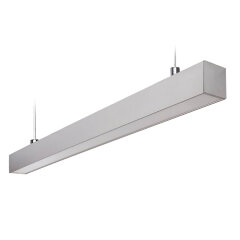 ULO-K10D 52W-4000K-L125 IP65 SILVER Светильник линейный светодиодный подвесной, Белый свет 4000К, 7280 Лм, Алюминий, Цвет серебро, TM Uniel